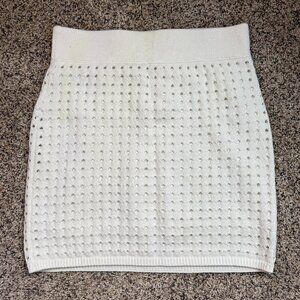 Venus crocheted mini skirt